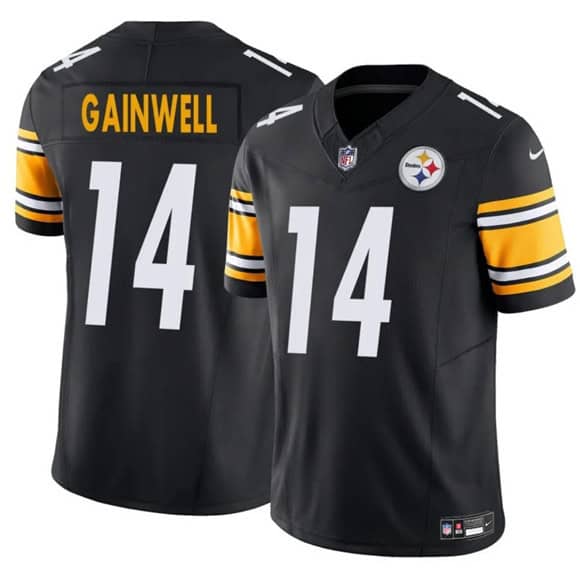 Pittsburgh Steelers #14 Kenneth Gainwell Black 2025 F.U.S.E. Vapor Untouchable Limited Stitched Jersey