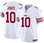 San Francisco 49ers #10 Mac Jones White 2025 F.U.S.E. Vapor Untouchable Limited Stitched Jersey