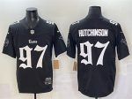 Detroit Lions #97 Aidan Hutchinson Black 2025 F.U.S.E. 'Gothic Motor Grit Edition' Vapor Limited Stitched Jersey