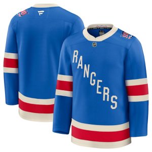 New York Rangers Blank Blue Centennial Stitched Jersey