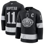 Los Angeles Kings #11 Anze Kopitar Black Alternate Stitched Jersey