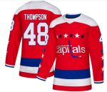 Washington Capitals #48 Logan Thompson Authentic Red Alternate Jersey
