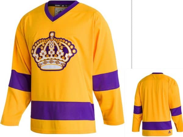 Los Angeles Kings Custom Yellow Jersey