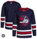Winnipeg Jets Custom 2021-22 Navy Stitched Jersey