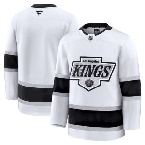 Los Angeles Kings Custom White 2024-25 Away Stitched Jersey