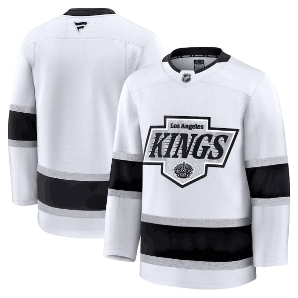 Los Angeles Kings Custom White 2024-25 Away Stitched Jersey