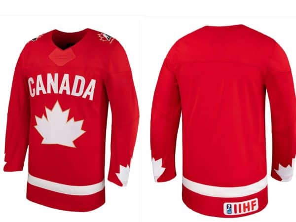 TEAM CANADA ADULT RED CUSTOM JERSEY