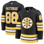 Boston Bruins #88 David Pastrnak Black 2025 Home Stitched Jersey