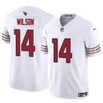 Arizona Cardinals #14 Michael Wilson White 2025 F.U.S.E. Vapor Untouchable Limited Stitched Jersey