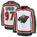 Minnesota Wild #97 Kirill Kaprizov White 2025 25th Anniversary Stitched Jersey