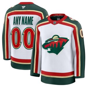 Minnesota Wild Custom White 2025 25th Anniversary Jersey