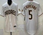 San Diego Padres #5 Ramon Laureano White Limited Jersey