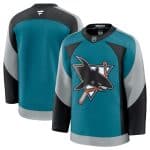San Jose Sharks Blank Teal 2025 Alternate Stitched Jersey