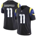 Los Angeles Rams #11 Jimmy Garoppolo midnight blue 2025 F.U.S.E. ¡°Rivalries¡± Vapor Limited Stitched Jersey