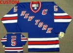 York Rangers custom CCM Vintage Away NHL Jersey