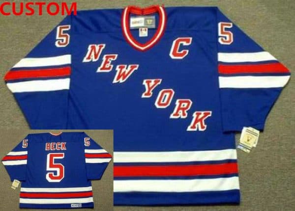 York Rangers custom CCM Vintage Away NHL Jersey