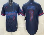 Toronto Blue Jays #7 Kazuma Okamoto Black City Limited Jersey