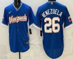 Venezuela #26 Campeones Blue 2026 World Classic Cool Base Jersey