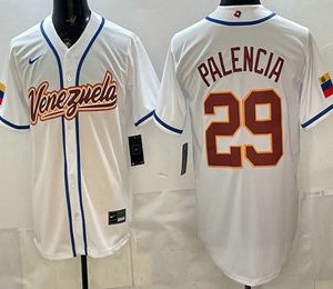 Venezuela #29 Daniel Palencia White 2026 World Classic Cool Base Jersey