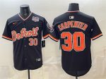 Detroit Tigers #30 Kerry Carpenter Black 2026 Alternate USA 250' Patch Vapor Premier Limited Stitched Jersey