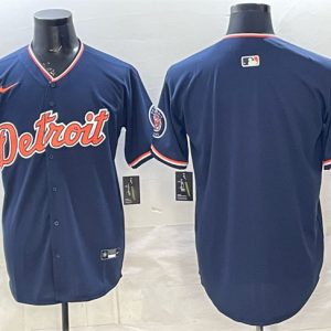 Detroit Tigers Blank Navy 2026 Alternate Vapor Premier Limited Stitched Jersey