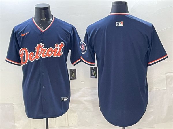 Detroit Tigers Blank Navy 2026 Alternate Vapor Premier Limited Stitched Jersey