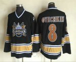 Washington Capitals #8 Alex Ovechkin 2000-01 Black CCM Vintage Throwback Jersey