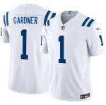 Indianapolis Colts #1 Sauce Gardner White 2025 F.U.S.E. Vapor Limited Stitched Jersey