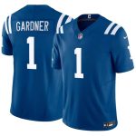 Indianapolis Colts #1 Sauce Gardner Blue 2025 F.U.S.E. Vapor Limited Stitched Jersey