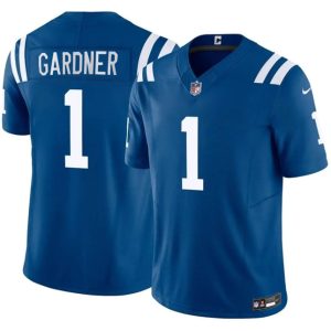 Indianapolis Colts #1 Sauce Gardner Blue 2025 F.U.S.E. Vapor Limited Stitched Jersey