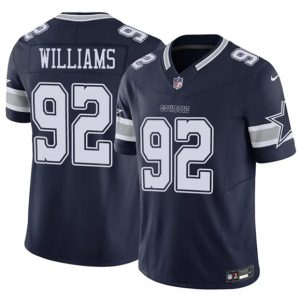 Dallas Cowboys #92 Quinnen Williams Navy 2025 F.U.S.E Vapor Untouchable Limited Stitched Jersey