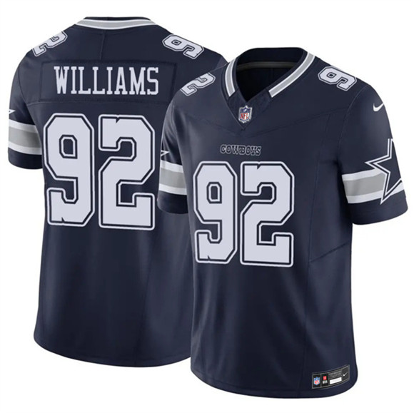 Dallas Cowboys #92 Quinnen Williams Navy 2025 F.U.S.E Vapor Untouchable Limited Stitched Jersey