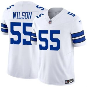 Dallas Cowboys #55 Logan Wilson White 2025 F.U.S.E Vapor Untouchable Limited Stitched Jersey