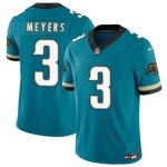 Jacksonville Jaguars #3 Jokobi Meyers Teal 2025 F.U.S.E. Prowler Throwback Vapor Limited Stitched Jersey