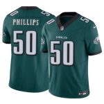 Philadelphia Eagles #50 Jaelan Phillips Green 2025 F.U.S.E. Vapor Untouchable Limited Stitched Jersey