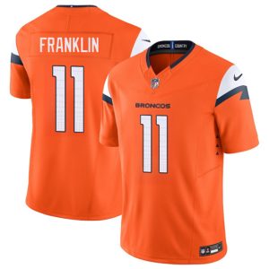 Denver Broncos #11 Troy Franklin Orange 2025 F.U.S.E. Vapor Limited Stitched Jersey