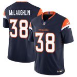 Denver Broncos #38 Jaleel McLaughlin Navy F.U.S.E. Vapor Limited Stitched Jersey