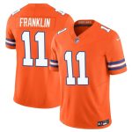 Denver Broncos #11 Troy Franklin Orange F.U.S.E. Mile High Collection 1977 Throwback Vapor Limited Stitched Jersey