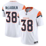 Denver Broncos #38 Jaleel McLaughlin White 2025 F.U.S.E. Vapor Limited Stitched Jersey