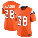 Denver Broncos #38 Jaleel McLaughlin Orange 2025 F.U.S.E. Vapor Limited Stitched Jersey