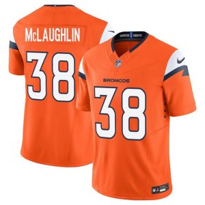 Denver Broncos #38 Jaleel McLaughlin Orange 2025 F.U.S.E. Vapor Limited Stitched Jersey