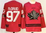 Canada #97 Connor McDavid Red Stitched Jersey