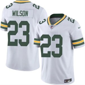 Green Bay Packers #23 Emanuel Wilson White 2025 Vapor Untouchable Limited Stitched Jersey