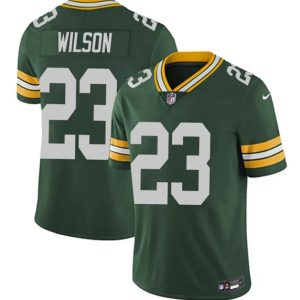Green Bay Packers #23 Emanuel Wilson Green 2025 Vapor Untouchable Limited Stitched Jersey