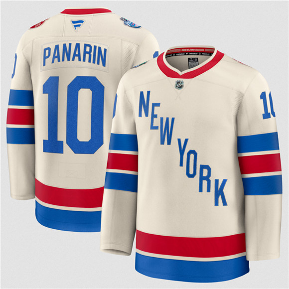 New York Rangers #10 Artemi Panarin Cream 2026 Winter Classic Stitched Jersey