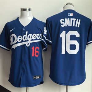 Los Angeles Dodgers #16 Will Smith Royal Limited Stitched Jersey