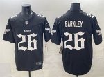 Philadelphia Eagles #26 Saquon Barkley Black 2025 F.U.S.E. 'Gothic Philly Edition' Vapor Limited Stitched Jersey