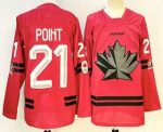 Canada #21 Brayden Point Red Stitched Jersey