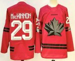Canada #29 Nathan MacKinnon Red Stitched Jersey