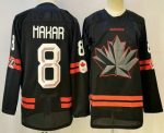 Canada #8 Cale Makar Black Stitched Jersey